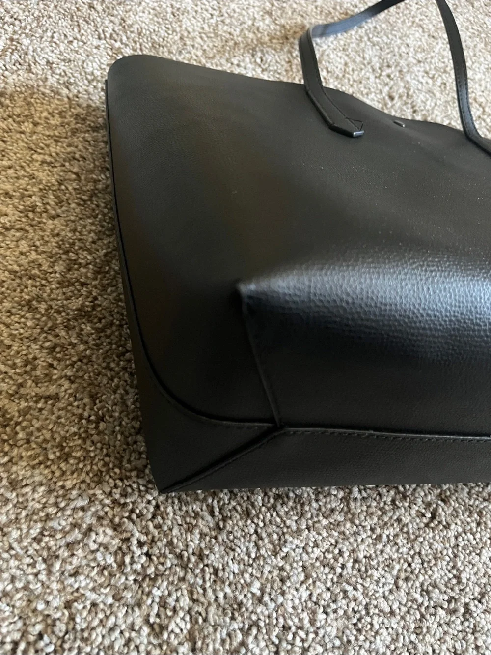kate spade Black Tote with Pink Trim